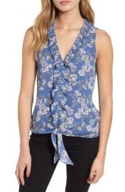 Chelsea28 Ruffle Tie Front Top   Nordstrom at Nordstrom